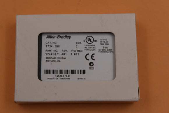 NEW | Allen-Bradley | 1734-IB8 |