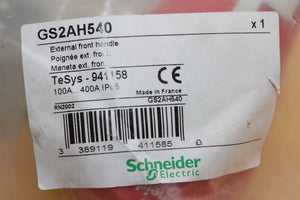 NEW | SCHNEIDER ELECTRIC | GS2AH540 | EXTERNAL FRONT HANDLE 100A-400A IP65