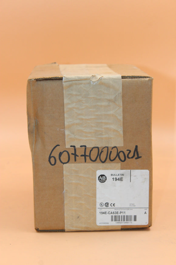 New Sealed Box | Allen-Bradley | 194E-CA63E-P11 |