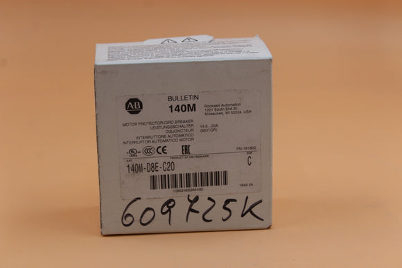 NEW | Allen-Bradley | 140M-D8E-C20 |