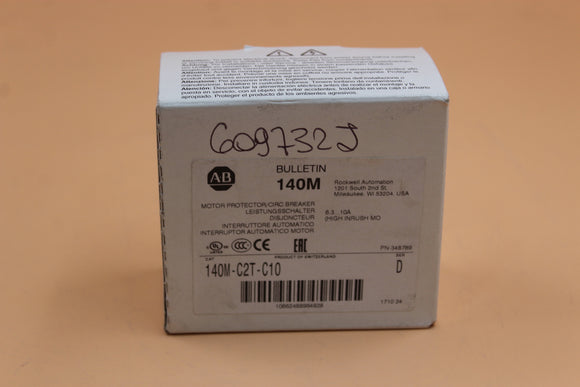 NEW | Allen-Bradley | 140M-C2T-C10 |