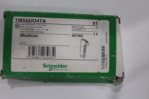 New | Schneider Electric | TM5SDO4TA | Mod 4DO 24Vdc Tr 2A 3 wires