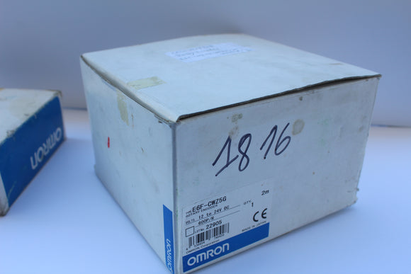 New | Omron | E6F-CWZ5G | Incremental, Resolution 360 P/R, 60 mm-dia., Shaft model, Complementary output, Pre-wired models (2 m)