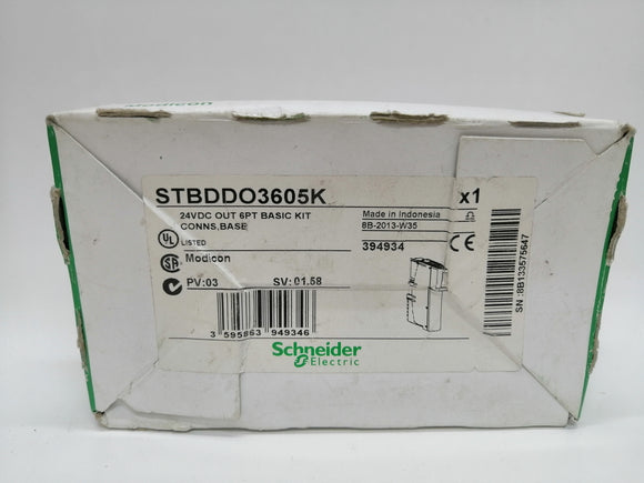 New | Schneider Electric | STBDDO3605K | Basic Digital Output Kit STB - 24 V DC - 6 O