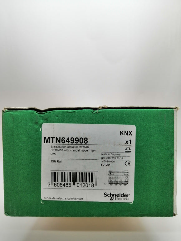 New | Schneider Electric | MTN649908 | KNX MTN649908 Actuator Switch Venetian Reg-K /8x/16x/10 Manual