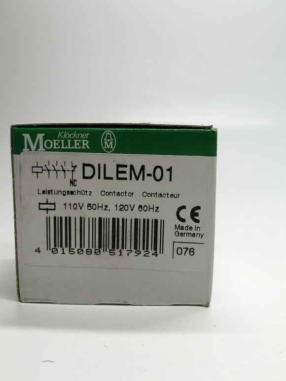 New | MOELLER | DILEM-01 | CONTACTOR 110 VAC  50/120 V 60 HZ