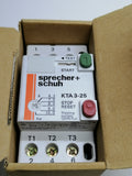 New | Rockwell | KTA3-25-10A | Sprecher Schuh KTA3-25-10A MOTOR STARTER 6.3-10 A