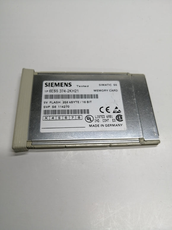 USED | SIEMENS | 6ES5 374-2KH21 | Simatic S5 Memory module