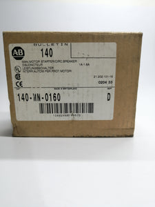 New | Allen-Bradley | 140-MN-0160 | Allen Bradley Manual Motor Starter 140-MN-0160