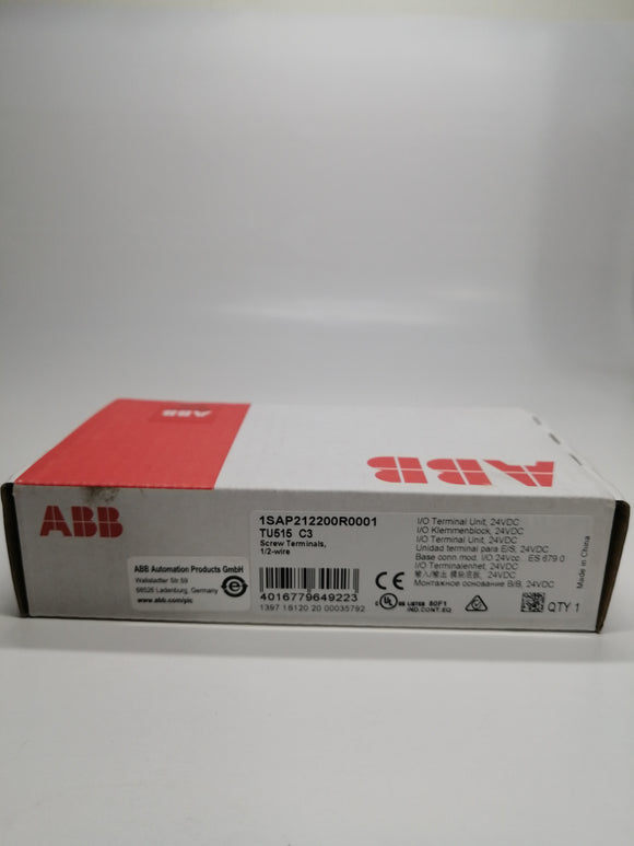 New Sealed Box | ABB | 1SAP212200R0001 | I/O TERMINAL UNIT 24VDC