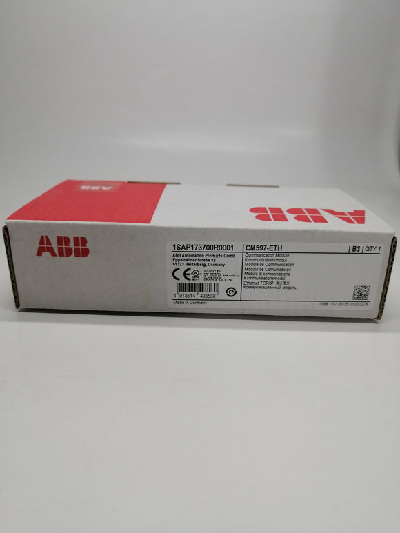 New Sealed Box | ABB | 1SAP173700R0001 | COMMUNICATION MODULE CM597-ETH