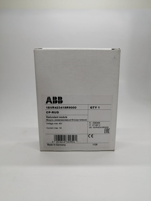 New | ABB | 1SVR423418R9000 | REDUNDANT MODULE CP-RUD