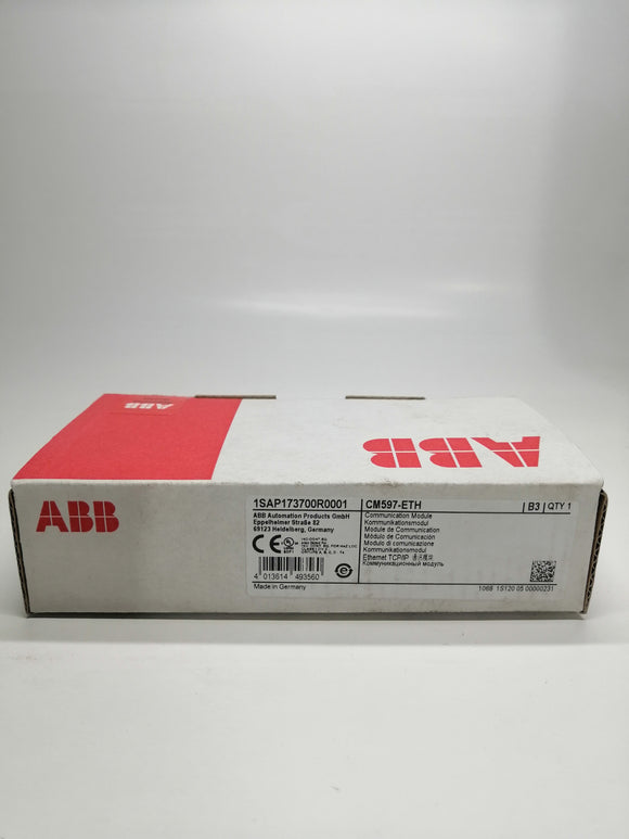 New | ABB | 1SAP173700R0001 | COMMUNICATION MODULE CM597-ETH