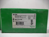 New | Schneider Electric | 60104 MULTI 9 C60 | C60 MINIATURE CIRCUIT BREAKER 1P C 3A 240VAC/ 60VDC