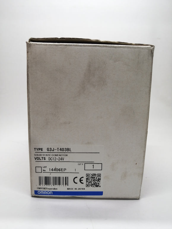 New | Omron | G3J-T403BL | SOLID STATE CONTACTOR DC 12-24V    14406EP