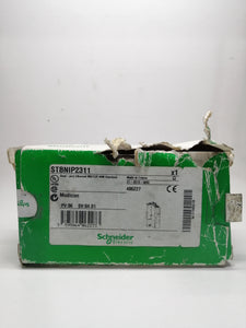 New Open Box | Schneider Electric | STBNIP2311 | DUAL PORT ETHERNET MB/TCP NIM STANDARD