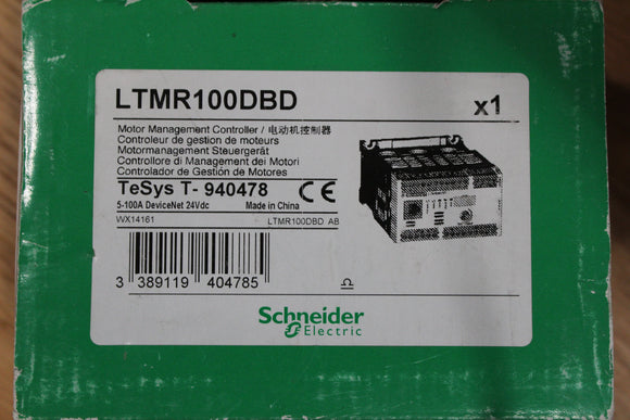 New | Schneider Electric | LTMR100DBD | Motor Management Controller 5-100A Device Net