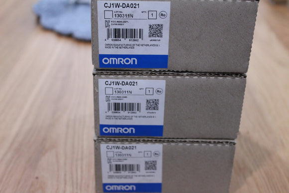 New | Omron | CJ1W-DA021 | D/A UNIT 2 POINT ANALOG