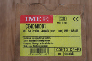 New | IME | CE4DMID01 | ACTIVE AND REACTIVE POWER METER