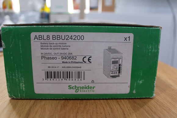 New | Schneider Electric | ABL8BBU24200 | Battery control module - 24..28.8 V DC - 24 V - 20 A - for regulated SMPS