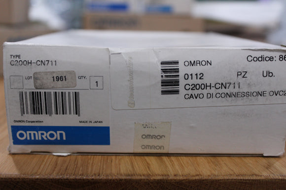 New | Omron | C200H-CN711 | D-Sub Cables C200H I/O CABLE, .7M