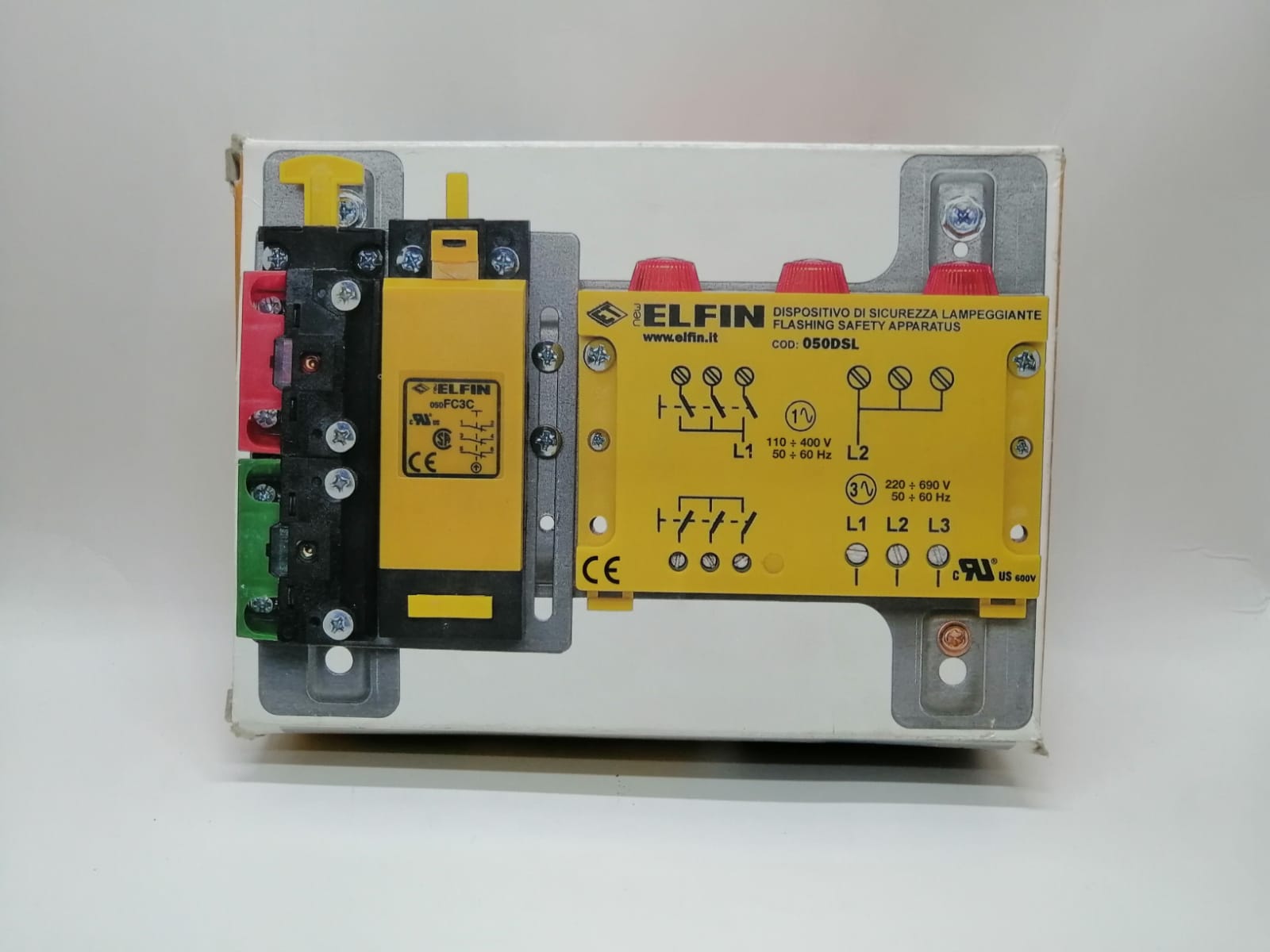 New | ELFIN | 050ASLFI12 | Flashing safety device, wired, with